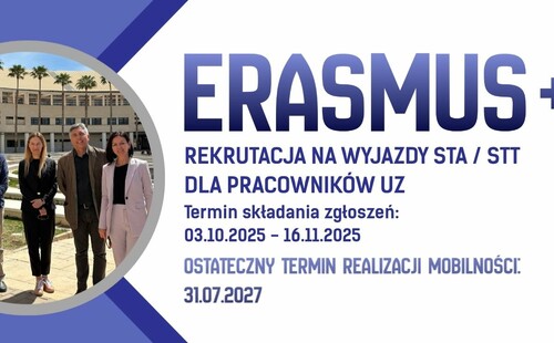 Wyjazdy Erasmus+ dla pracowników administracyjnych UZ – otwórz się na Europę!