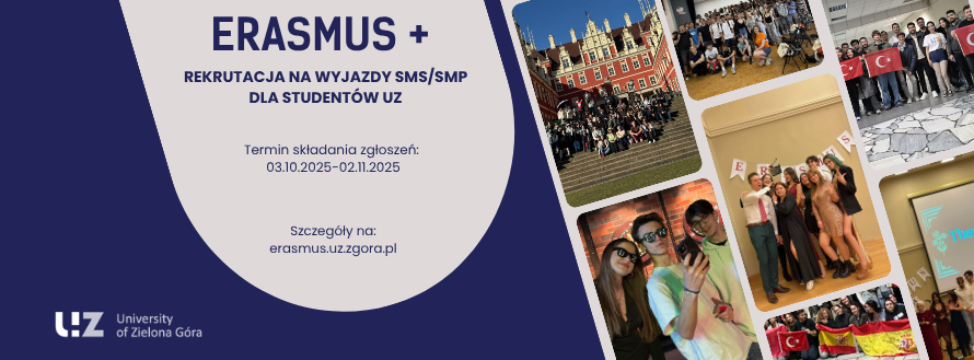 Rekrutacja uzupełniająca Erasmus + dla studentów